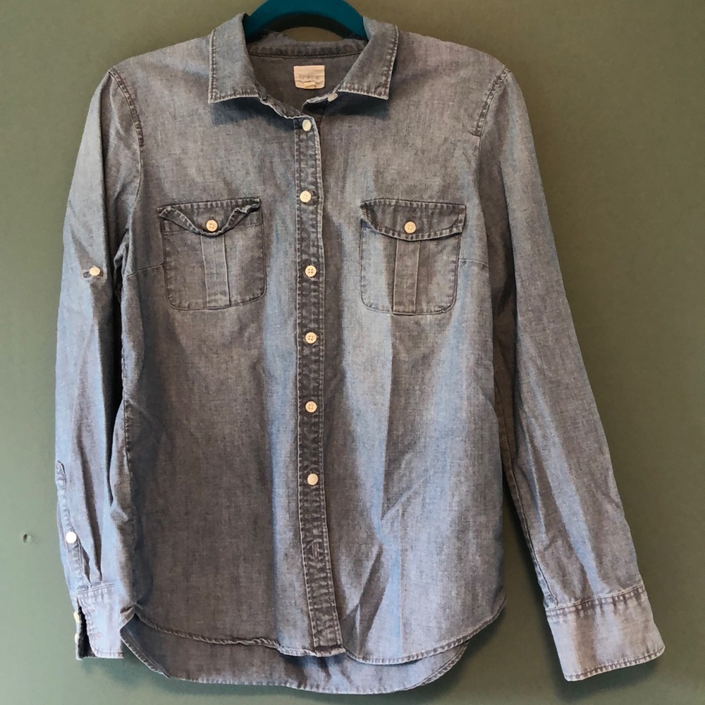 J.Crew Light Denim Buttondown